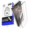 Folie Telefon HD iPhone 16 PRO HEYBINGO, E-Touch Box, Cu Kit de Aplicare si Functie Automata de Indepartare a Prafului - Livrare