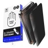 Folie Telefon Privacy iPhone 16 PRO HEYBINGO, E-Touch Box, Cu Kit de Aplicare si Functie Automata de Indepartare a Prafului - Li