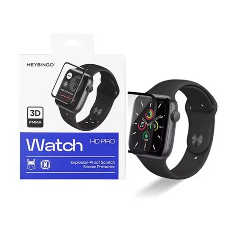 Folie Ceas Apple Watch 9 - 45mm HEYBINGO, 3D, Instalare usoara si rapida, Protectie Completa a ecranului - Livrare 24h