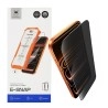 Folie Protectie Privacy iPhone 16 Pro Max, HEYBINGO, E-SNAP, Cu Kit de Aplicare si Functie Automata de Indepartare a Prafului - 