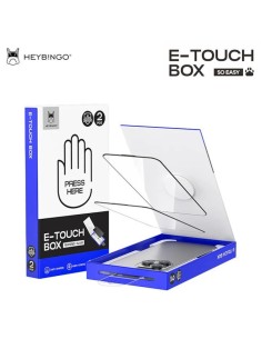 Folie Telefon HD iPhone 17 AIR HEYBINGO, E-Touch Box, Cu Kit de Aplicare si Functie Automata de Indepartare a Prafului 2