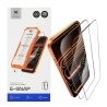 Folie Sticla HD iPhone 15, 2 BUC, HEYBINGO, E-SNAP, Cu Kit de Aplicare si Functie Automata de Indepartare a Prafului - Livrare 2