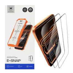 Folie Sticla HD Samsung Galaxy S24 Ultra, 2 BUC HEYBINGO, E-SNAP, Cu Kit de Aplicare si Functie de Indepartare a Prafului