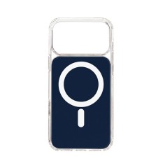 Husa iPhone 17 PRO Albastra, HEYBINGO®, design slim, MagSafe, Anti-Soc, Anti Zgarieturi, Clear Fusion Mag Cover 2