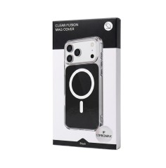 Husa iPhone 17 PRO MAX Negru, HEYBINGO®, design slim, MagSafe, Anti-Soc, Anti Zgarieturi, Clear Fusion Mag Cover 2