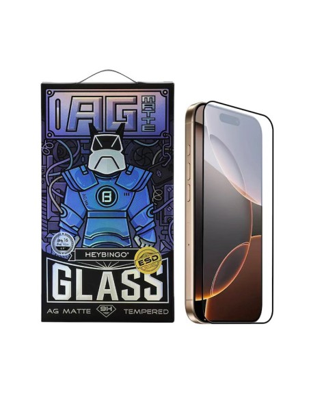 Folie De Sticla iPhone XR HEYBINGO AG, din Sticla Securizata Anti-Reflexie, Rezistenta la Zgarieturi